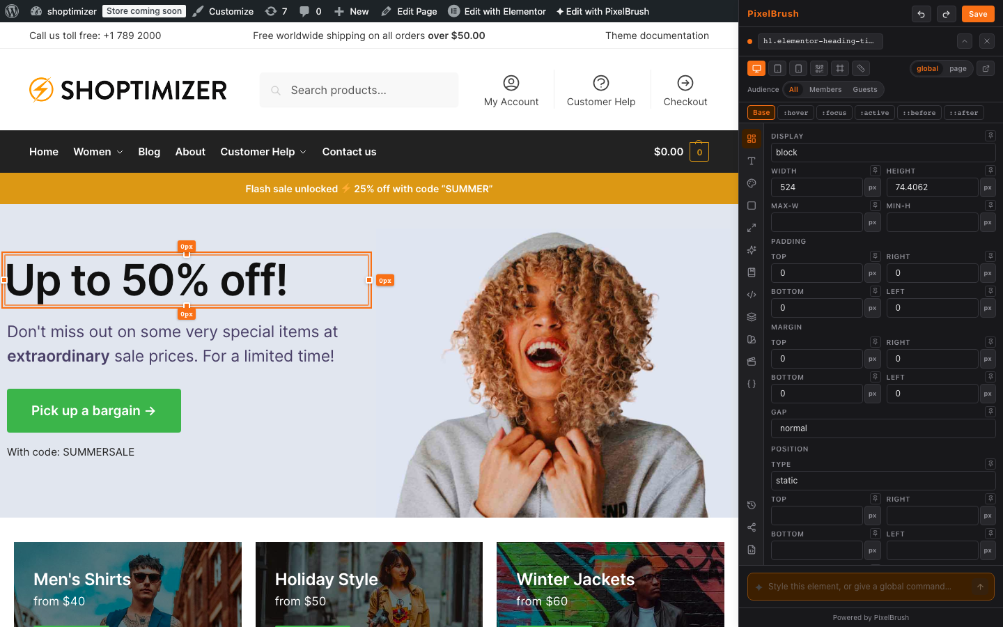 PixelBrush editor in action